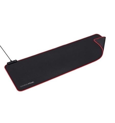 Trust Gaming GXT 764 GLIDE-FLEX XXL Mouse Pad, RGB, Supported sensor type: laser, optical, XXL size: 930x300x3mm, Anti-slip bottom
