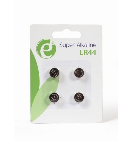 Gembird Alcaline Battery LR44 1.5V,  High performance and long lifetime, 4-pack