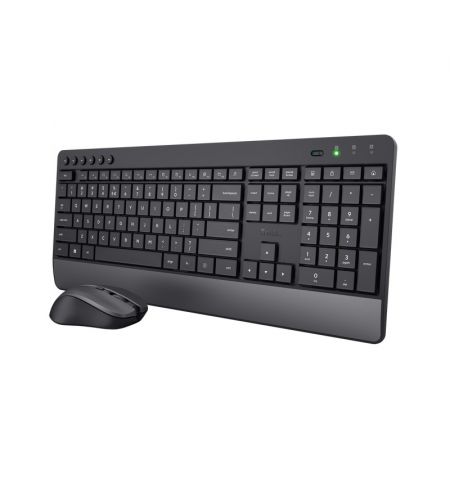 Беспроводная Клавиатура и мышка Trust Trezo, Black