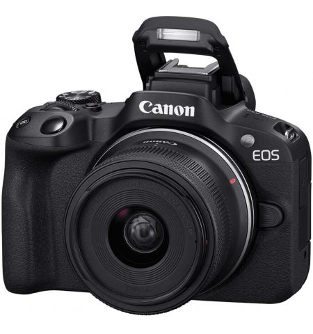 Безерккальная камера CANON EOS R50 + RF-S 18-45 f/4.5-6.3 IS STM + RF-S 55-210 f/5.0-7.1 IS STM Black  (5811C034) Безерккальная камера CANON EOS R50 + RF-S 18-45 f/4.5-6.3 IS STM + RF-S 55-210 f/5.0-7.1 IS STM Black  (5811C034)