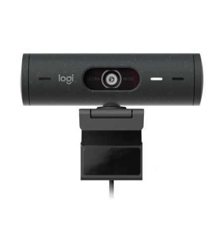 Веб-камера Logitech Brio 500 / 1080p / auto light correction / 4MP / stereo mic / USB-C / Graphite