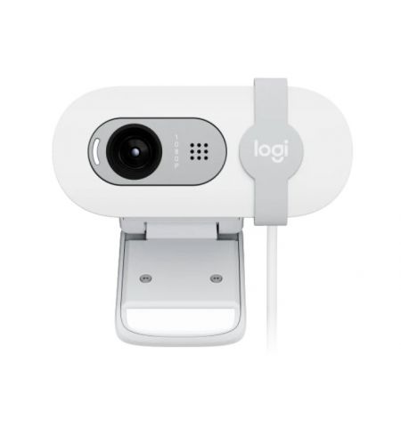 Веб-камера Logitech Brio 100 / 1080p/30fps / privacy shutter / mic / USB-A / Off-White
