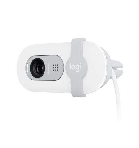 Веб-камера Logitech Brio 100 / 1080p/30fps / privacy shutter / mic / USB-A / Off-White