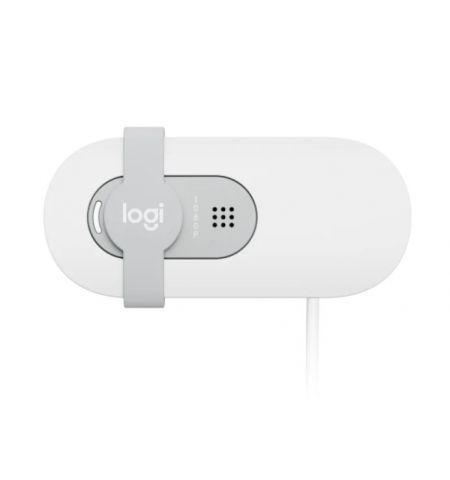 Веб-камера Logitech Brio 100 / 1080p/30fps / privacy shutter / mic / USB-A / Off-White