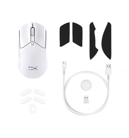 Беспроводная Игровая мышь HYPERX Pulsefire Haste 2 Mini, White [7D389AA]