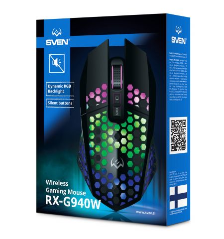 Беспроводная Игровая мышь SVEN RX-G940W / 3600 dpi / Black Беспроводная Игровая мышь SVEN RX-G940W / 3600 dpi / Black