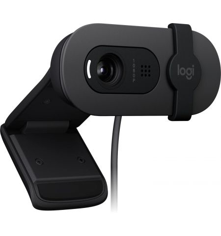 Веб-камера Logitech Brio 100 / 1080p/30fps / privacy shutter / mic / USB-A / Graphit