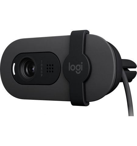 Веб-камера Logitech Brio 100 / 1080p/30fps / privacy shutter / mic / USB-A / Graphit