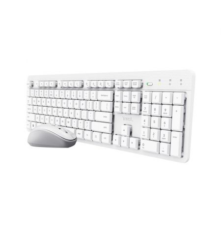 Беспроводная клавиатура и мышьTrust ODY II / White Беспроводная клавиатура и мышьTrust ODY II / White