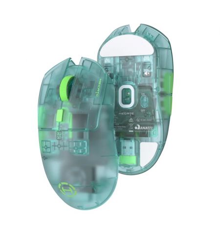 Трехрежимная беспроводная игровая мышь Edifier HECATE G3M PRO Transparent Green Трехрежимная беспроводная игровая мышь Edifier HECATE G3M PRO Transparent Green