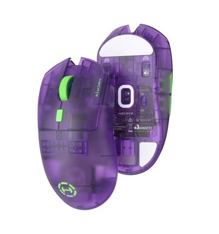 Трехрежимная беспроводная игровая мышь Edifier HECATE G3M PRO Transparent Purple Трехрежимная беспроводная игровая мышь Edifier HECATE G3M PRO Transparent Purple