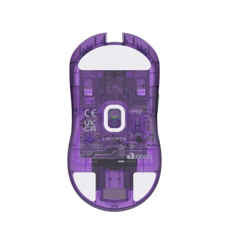 Трехрежимная беспроводная игровая мышь Edifier HECATE G3M PRO Transparent Purple Трехрежимная беспроводная игровая мышь Edifier HECATE G3M PRO Transparent Purple