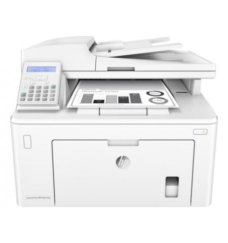 MFD HP LaserJet Pro M227fdn, White, A4, 28ppm, Fax, 256MB, up to 30000 monthly, 1200dpi, Duplex, 35 sheets ADF,  Hi-Speed USB 2.0, Fast Ethernet 10/100Base-TX, HP ePrint, Apple AirPrint (CF230A ~1600 pages, CF230X~3500 pages)