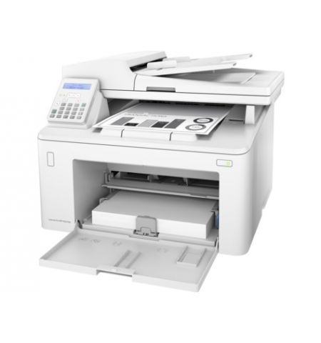 MFD HP LaserJet Pro M227fdn, White, A4, 28ppm, Fax, 256MB, up to 30000 monthly, 1200dpi, Duplex, 35 sheets ADF,  Hi-Speed USB 2.0, Fast Ethernet 10/100Base-TX, HP ePrint, Apple AirPrint (CF230A ~1600 pages, CF230X~3500 pages)