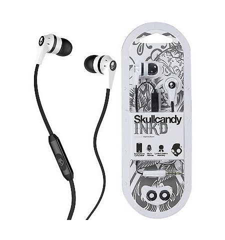 SkullCandy S2IKFZ-074 INKD 2.0 IN-EAR White/Black/White