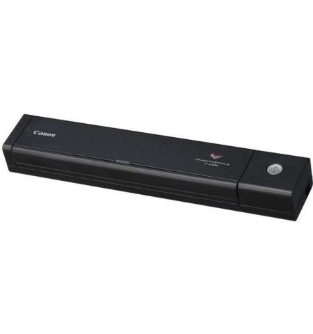 Document Scanner Canon P-208II (9704B003) USB, ADF (10 sheets - 50-80g/m2), 3-colour (RGB) LED, CMOS CIS 2 Line Sensor, Front/ Back/ Duplex, B&W 8ppm/16ipm - colour 8ppm/16ipm, 600x600dpi, 24-bit colour, Daily Duty Cycle: 100 scans/day, USB 2.0, W0.6kg