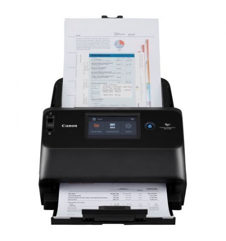 Document Scanner Canon DR-S150 (2405C003), WiFi, ADF (60 sheets - 50-80g/m2), CIS 1 Line Sensor, 4.3” LCD Front/ Back/ Duplex, B&W 45ppm/90ipm - colour 45ppm/90ipm, 600x600dpi, 24-bit colour, Daily Duty Cycle: 4000 scans/day, USB 3.2 Gen1x1/USB 2.0, Gb LA