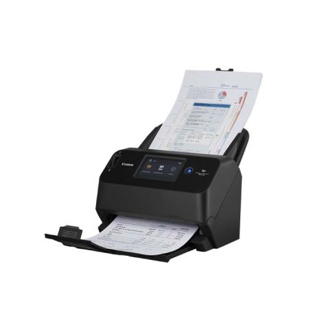 Document Scanner Canon DR-S150 (2405C003), WiFi, ADF (60 sheets - 50-80g/m2), CIS 1 Line Sensor, 4.3” LCD Front/ Back/ Duplex, B&W 45ppm/90ipm - colour 45ppm/90ipm, 600x600dpi, 24-bit colour, Daily Duty Cycle: 4000 scans/day, USB 3.2 Gen1x1/USB 2.0, Gb LA