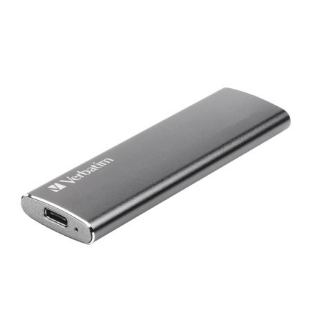 M.2 External SSD 240GB  Verbatim Vx500 USB 3.1 Gen 2, Sequential Read/Write: up to 500/430 MB/s, Windows®, Mac, PS4 and Xbox One compatible, Light, Portable, Durable, Ultra-compact aluminum housing, Low power consumption