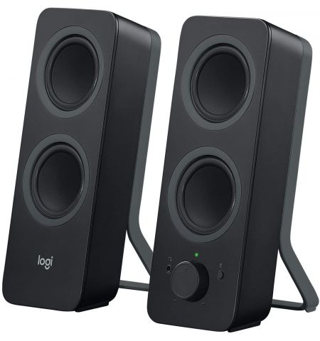 Logitech Z207 Bluetooth Speakers 2.0 ( RMS 5W, 2x2.5W), Stereo headphone jack, Black