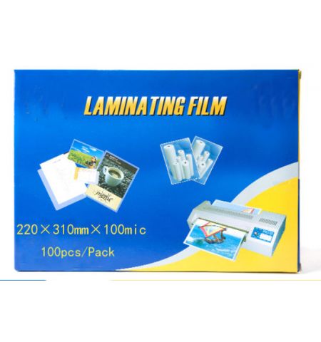 PSPET 007892, A4 Lamination Film 100 microns, 100 sheets, PS.