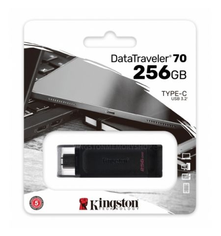 Флеш-накопитель USB Kingston DataTraveler 70 / USB-С3.2 / 256ГБ