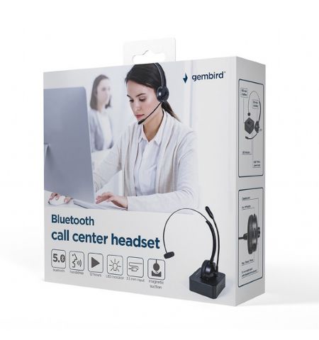 Беспроводные Наушники Gembird BTHS-M-01, Black