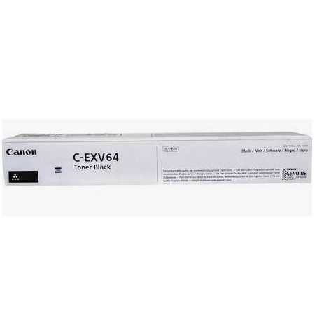 Toner Canon C-EXV 64 Black (38000 pages 5%) for Canon imageRUNNER Advance DX C3922i/26i/30i/35i.