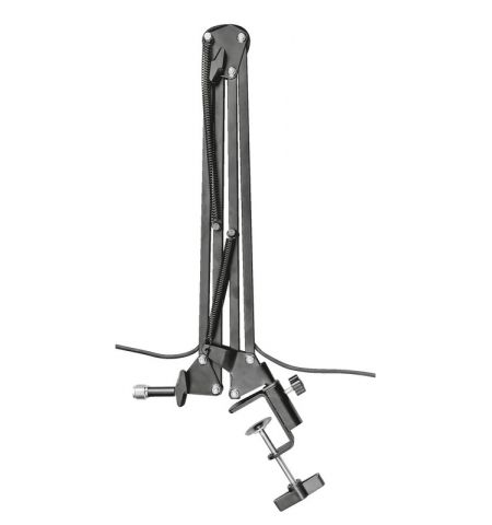 Регулируемая подставка для микрофона Trust Gaming GXT 253 Emita / shock mount table arm clamp, USB, Height 417mm, black