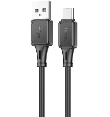 Кабель USB на USB-C HOCO “X101 Assistant” / 1m / Silicone / up to 3A / Black