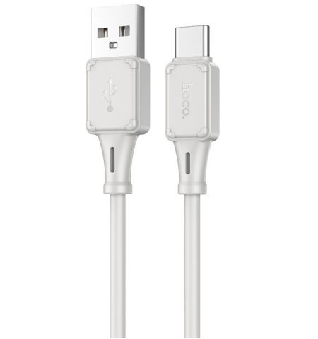 Кабель USB на USB-C HOCO “X101 Assistant” / 1m / Silicone / up to 3A / Gray