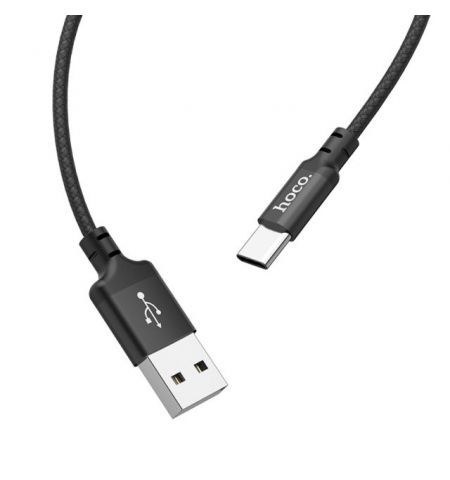 Кабель USB на Type-C HOCO  X14 “X14 Times speed” / 1m / PVC / up to 2.0A / Black