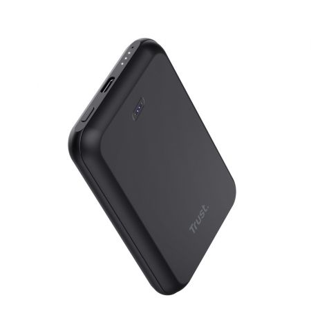 Магнитный беспроводной пауэрбанк Trust MAGNO / 5000 мА·ч / Black