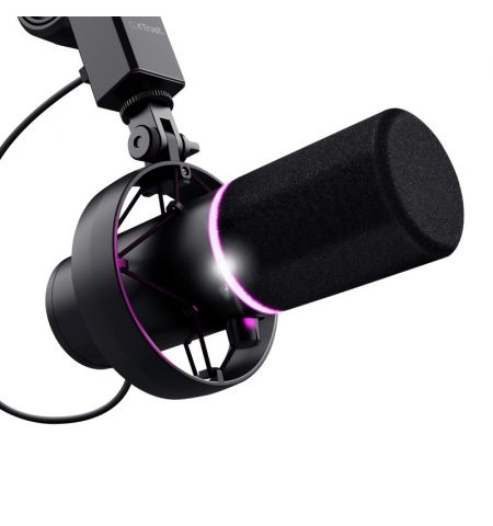 Профессиональный студийный микрофон на стойке Trust GXT 255+ ONYX / USB / Black