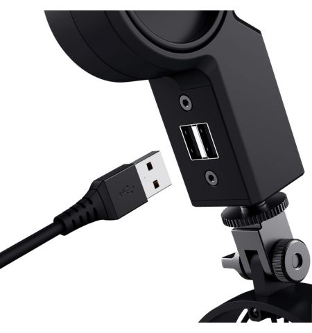 Профессиональный студийный микрофон на стойке Trust GXT 255+ ONYX / USB / Black