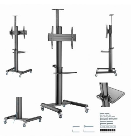 Suport de podea 37” - 70”, Gembird ”TVS-70T-02”, Black
