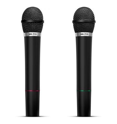 Два беспроводных микрофона для караоке SVEN MK-715 / Wireless / Black