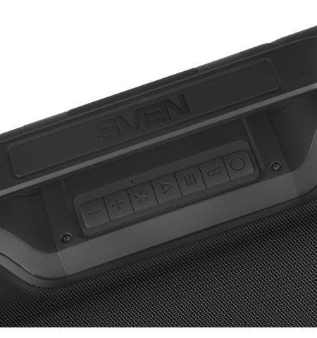 Портативная Колонка SVEN PS-390 Black / 50W / Bluetooth / FM tuner / USB / microSD / TWS