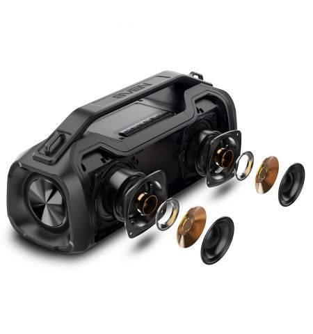 Портативная Колонка SVEN PS-390 Black / 50W / Bluetooth / FM tuner / USB / microSD / TWS