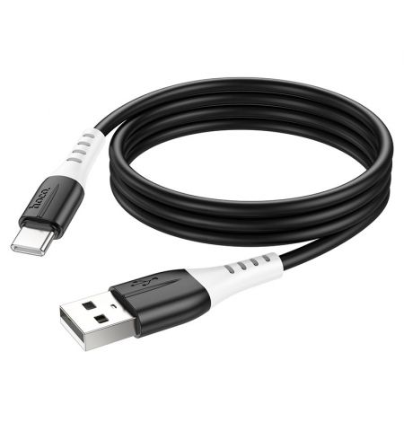 Кабель USB на USB-C HOCO  X82 / 1m / Silicone / up to 3A / Black