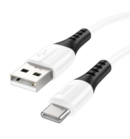 Кабель USB на USB-C HOCO  X82 / 1m / Silicone / up to 3A / White