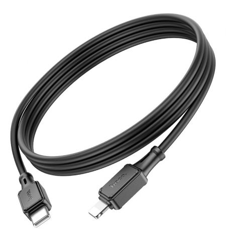 Кабель Type-C на Lightning HOCO “X101 Assistant” / 1m / Silicone / 27W / Black