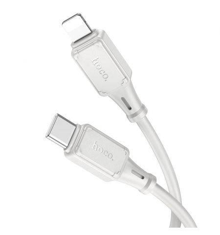Кабель Type-C на Lightning HOCO “X101 Assistant” / 1m / Silicone / 27W / Gray