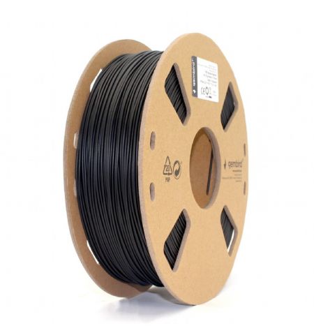 Gembird TPE flexible filament, Black, special thermopolymer allows to obtain materials similar to rubber, 1.75mm, 1kg