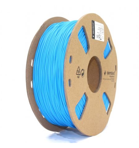 Gembird TPE flexible filament, Blue, special thermopolymer allows to obtain materials similar to rubber, 1.75mm, 1kg