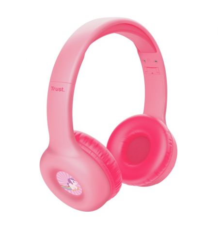 Беспроводные детские наушники Trust NOUNA, Pink