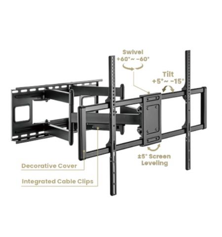 Suport pentru televizor de perete 60-120”, Gembird ”WM-120ST-01”