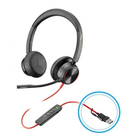 Наушники Poly Blackwire 8225/ USB-C/A/ Black