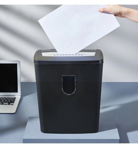 Шредер Qsmile 9006/ P-4/ 8 sheets 220 mm/ Grey