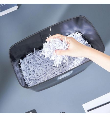 Шредер Qsmile 9006/ P-4/ 8 sheets 220 mm/ Grey